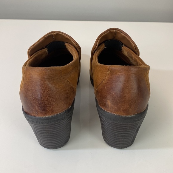 BOC Nubuck Comfort Heeled Leather Distressed Ankle Boot Size 8  Cottagecore - Picture 7 of 16